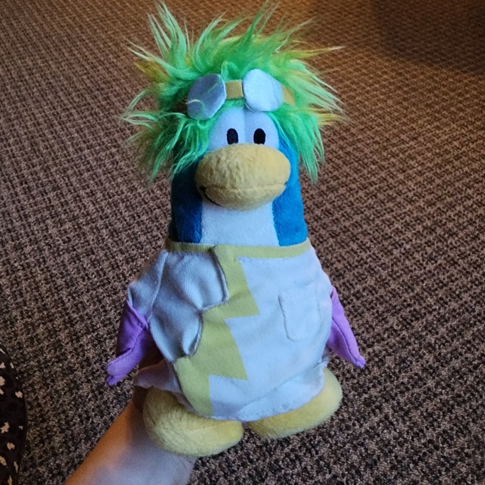 Club Penguin Rad Scientist Plushie